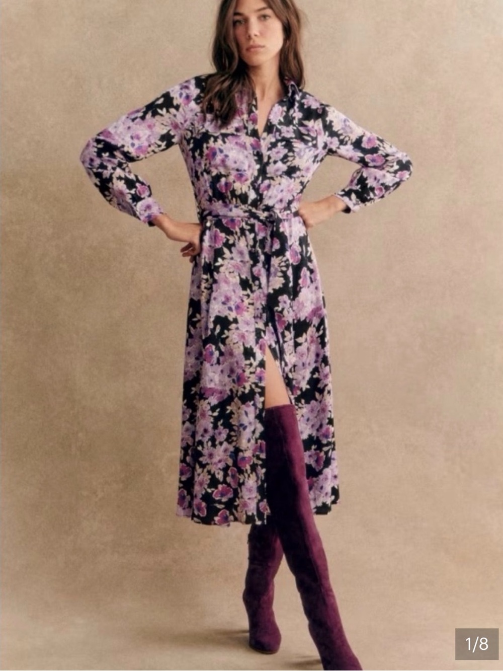 Sezane Lauretta Shirt Dress NWT